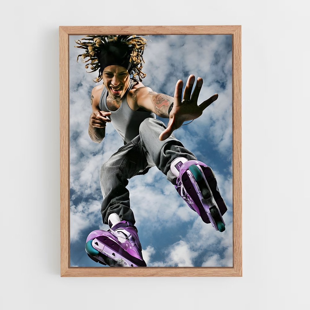 Poster Franky morales – affiche Rollerblade (vue 4)